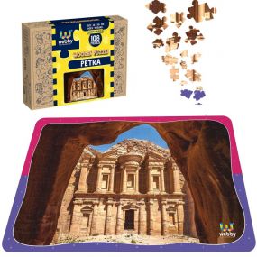 Webby Petra Wooden Jigsaw Puzzle, 108 Pieces for Kids 4 Years+