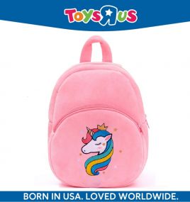 Animal Alley Pink Unicorn21 Cartoon School Bag for 2 to 5 Years Kids Girls/Boys Backpack (Pink, 4 L)