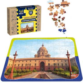 Webby Rashtrapati Bhawan Wooden Jigsaw Puzzle, 108 Pieces for Kids 4 Years+