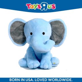 Animal Alley Huggable Lovable Soft Toy Elephant 25cm Blue