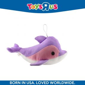 Animal Alley Huggable Lovable Soft Toy Shark 28cm Purple