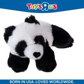 Animal Alley Huggable Lovable Soft Toy Peter Panda 30cm Black