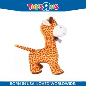 Animal Alley Huggable Lovable Soft Toy Giraffe 32cm Brown