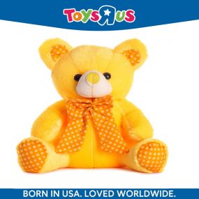 Animal Alley Huggable Lovable Soft Toy 32cm Teddy Bear Yellow