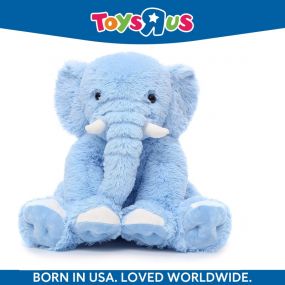 Animal Alley Huggable Lovable Soft Toy Lucky Elephant 32cm Sky