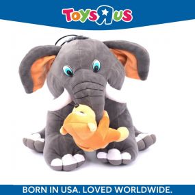 Animal Alley Huggable Lovable Soft Toy Elephant and Monkey EF 20cm