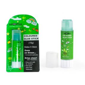 Scoobies Green Colored 15 gm Glue Stick (Non Toxic and Acid Free)