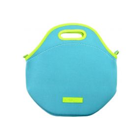 Scoobies Neoprene Lunch Bag Blue | With Adjustable & Detachable Shoulder Straps | Insulated | Multi-purpose Tote Bag for Kids 3+ Years