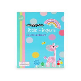 Scoobies Little Fingers Hot Dot Markers (Pack Of 6) for Kids 3+ Years