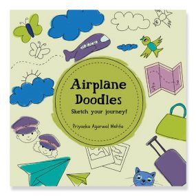 Airplane Doodle - Creative Doodle Coloring book for Kids - Perfect for Gifting