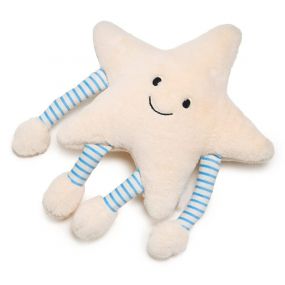 Webby Star Pillow with Arm & Leg, Plush Stuffed Toy Doll for 2+ Year Boys and Girls