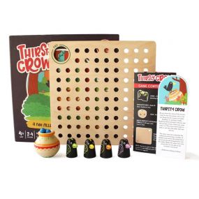 Shumee Thirsty Crow Board Game For Kids 4+ ( 2-4 Players)