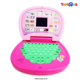 Toyshine Educational Learning Kids Laptop, LED Display, with Music (Assorted Color)