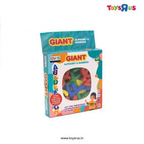 Ratnas Educational Play and Learn Non-Toxic Giant Alphabet And Numbers Set