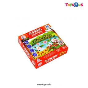 Ratnas Educational Flower 4-in-1 Play and Learn Jigsaw Puzzle