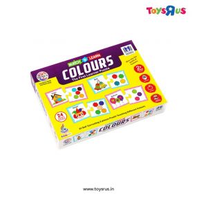 Ratnas Match And Learn Colours Jigsaw Puzzle for Kids (2 Pieces)