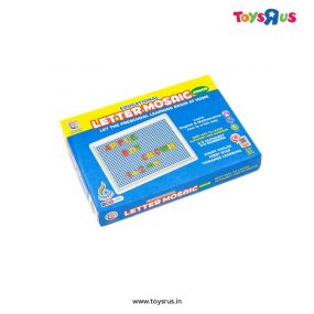 Ratna's Educational Letter Mosaic Junior for Kids. See The Picture , Fix The Alphabet On The Tray And Learn To Speak, Read And Pronounce