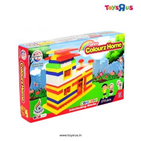 Ratnas Senior Colourz Home Block Construction Set for Kids 3+ Years - 215 pcs