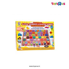 Ratnas Educational Alpha Number And Shapes Jumbo Sorting Game with Counting Fun