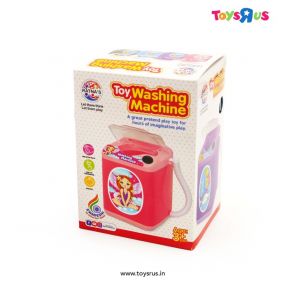 Ratnas Plastic Toy Washing Machine Household Appliance Pretend Play Toy For Kids 3Y+