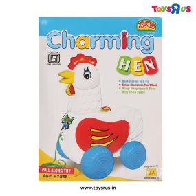 United Agencies Playtones Charming Hen Pull Along Toy Age 18+ months