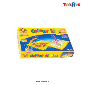 Ratnas Pre-School Educational Colour It Flowers Toy Box for Kids 3Y+