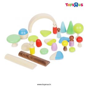 Shumee 24 Pieces Play Set With Peg Dolls Multi-Coloured