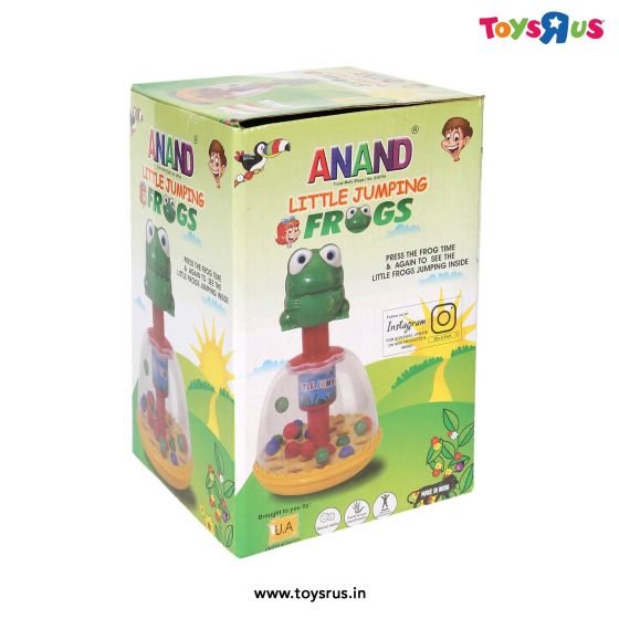UA Toys Anand Little Jumping Frogs Press N Play Rattle for Kids 6