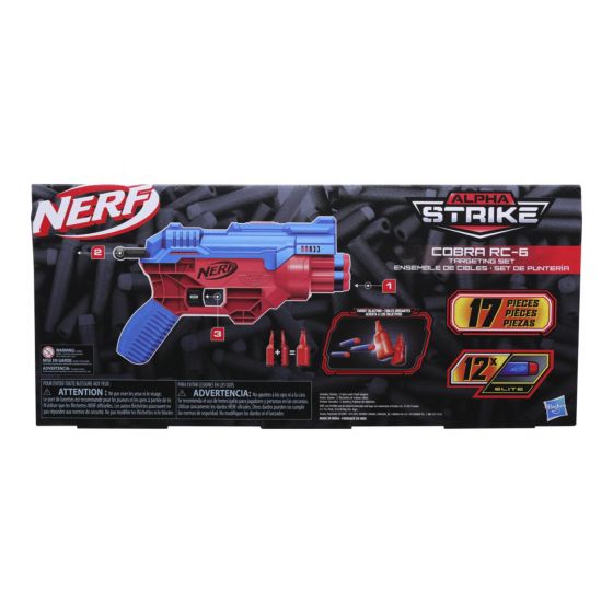 NERF Alpha Strike Cobra RC-6 Blaster and Target Set 