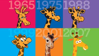 Celebrating the Evolution of Geoffrey, the Giraffe with Toys"R"Us  